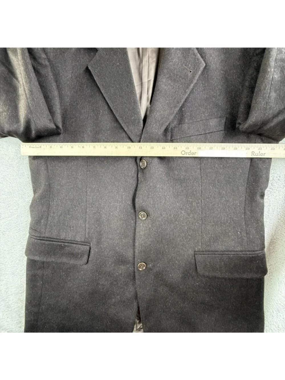 Today's Man Blazer Mens 41R Brown Cashmere Wool Tweed Sport Coat Made In Italy